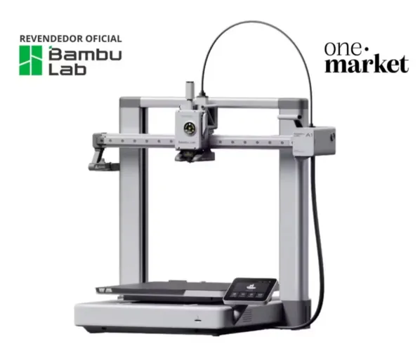 Impressora 3d bambú lab A1 s/ AMS (nova/lacrada)