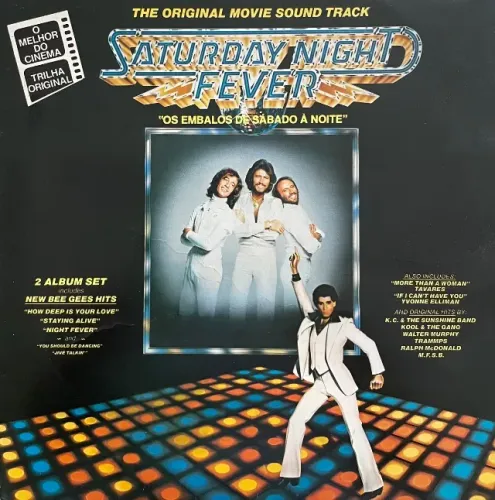 2LP Bee Gees/K.C. & The Sunshine Band/The Tramps - Saturday Night Fever (OST 1977) - Vinil