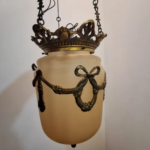 Lustre Âmbar Anos 70