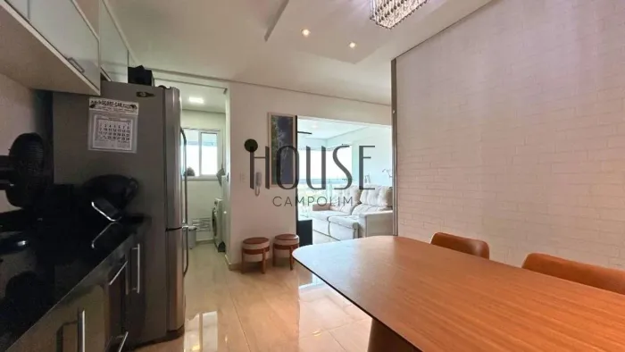 Apartamento com 1 quarto, 52 m² - venda ou aluguel por R$ 4.360/mês - Condomínio Spettacol