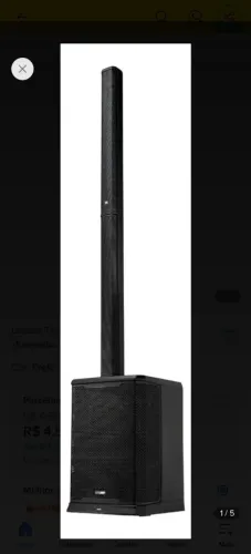 Sistema Line Array Lexsen Titan 3000 3000W Ativo Bluetooth Profissional