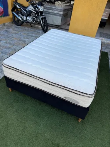Cama box Casal MAXFLEX SEMINOVO - Entrego! 