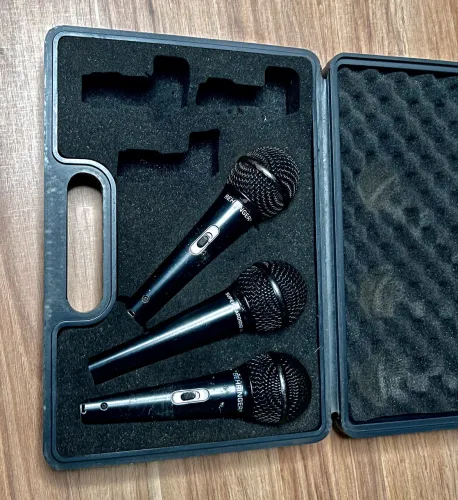 kit 3 microfones behringer xm1800s