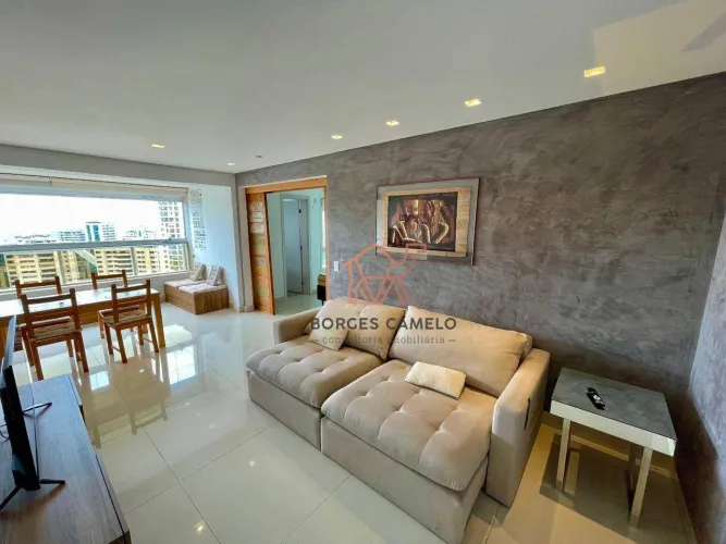Apartamento com 1 dormitório para alugar, 56 m² por R$ 6.500/mês - Vila da Serra - Nova Li