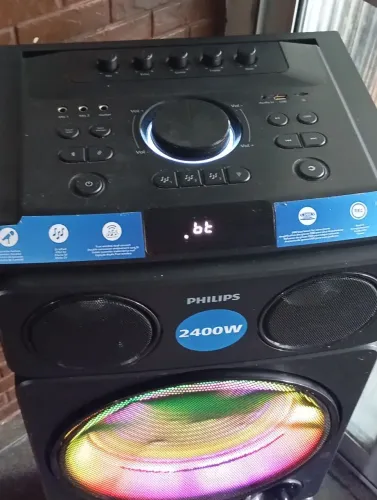 Som torre Philips 2.400 watts novíssimo 