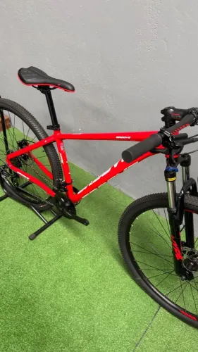 Bicicleta Groove Hype 30 21 Velocidades Hd Cor Vermelha Tamanho Do Quadro 19