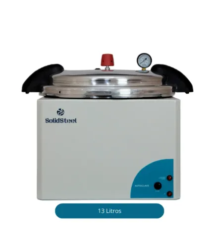 Autoclave SSae 13 Litros 220V Esterilização 121ºC à 124°C Analógica NOVA, SEM USO