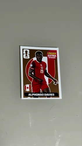 Figurinha Bronze Extra Sticker Alphonso Davies