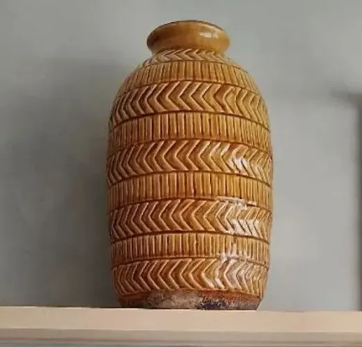 Vaso mostarda R$ 70,00 da Camicado