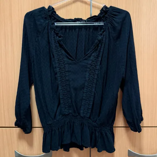 Blusa Preta Doce Trama P