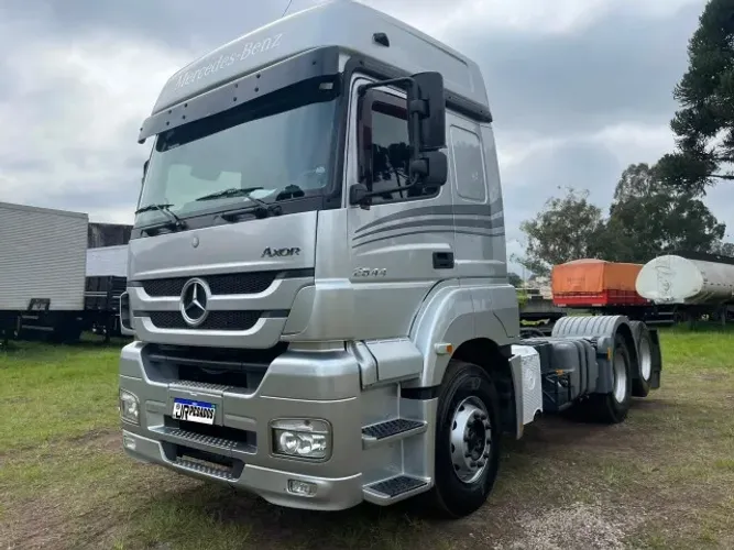 mercedes benz mb axor 2544 teto alto ano 2019 trucado 6x2