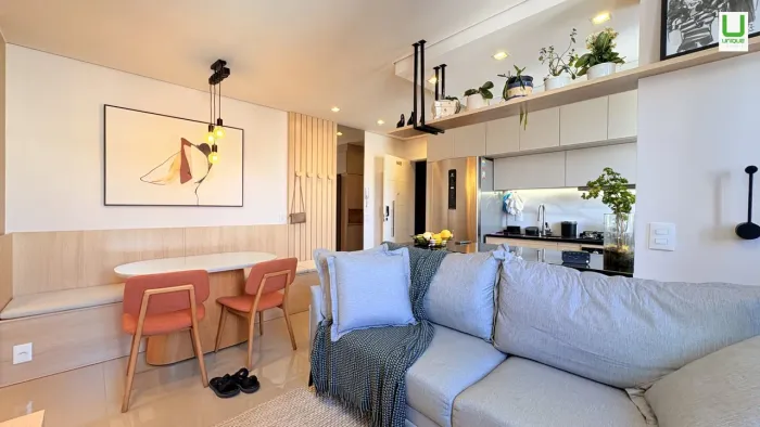 Apartamento, 1 quarto, 2 vagas
