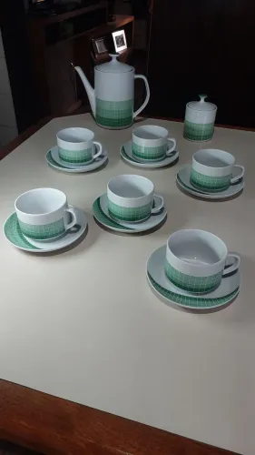 Porcelana Pozzani jogo de café 