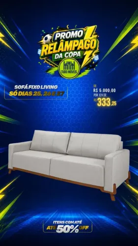LINDO SOFÁ FIXO