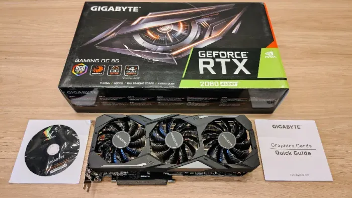 Placa De Vídeo Geforce RTX 2080 Super 8gb Gigabyte Gaming OC