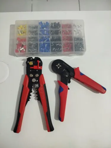 alicate kit crimpador e descascador