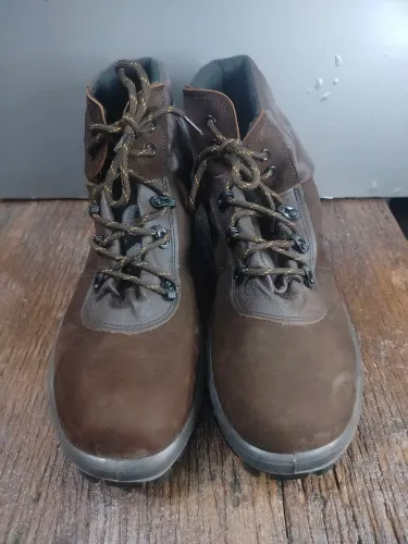 Bota Coturno Masculina Original Miura em camurça número 46 Fôrma Grande, Nova 