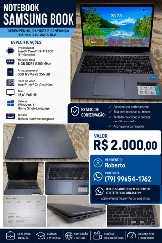 Notebook Samsung Book