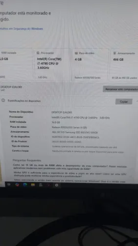 Vendo computador completo 2000 reais 