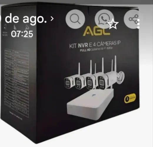 Câmeras de Monitoramento Full hd wi-fi (sem fio)
