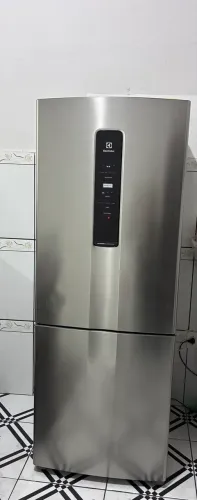 Geladeira Electrolux IB54S Inverse Frost Free Inverter 490L - Inox - Excelente Estado