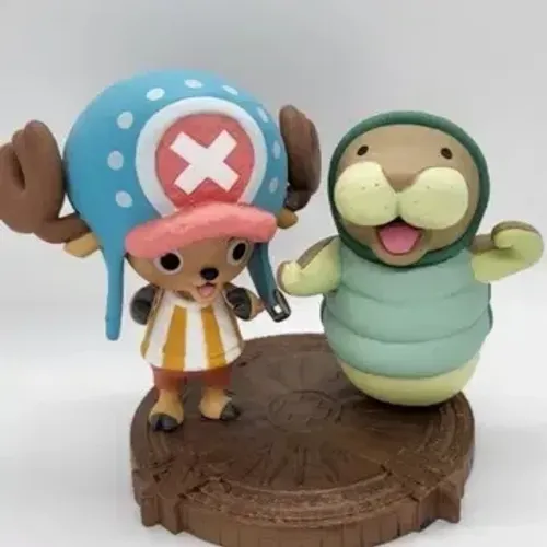 Action Figure One Piece - Chopper & Kung-Fu Dugong (Ichiban Kuji - Original)