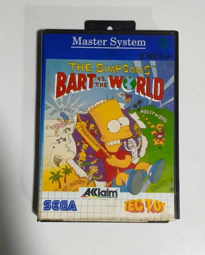 The Simpsons Bart Vs The World Master System