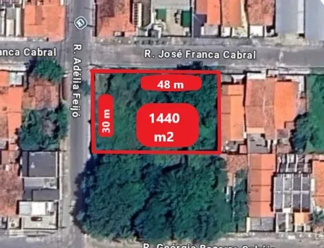Terreno 1440m2 - Castelão