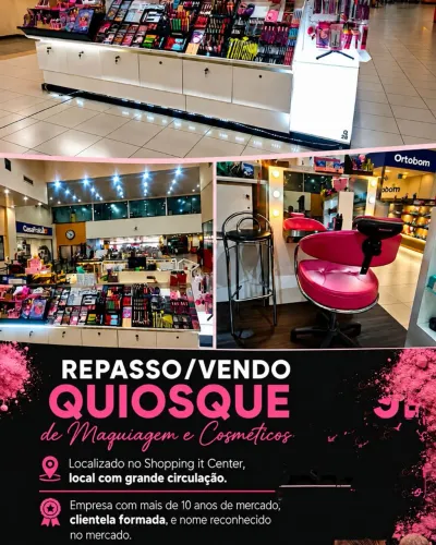 VENDE-SE QUIOSQUE DE BELEZA( ACEITO TROCAS, MOTO, CARRO!