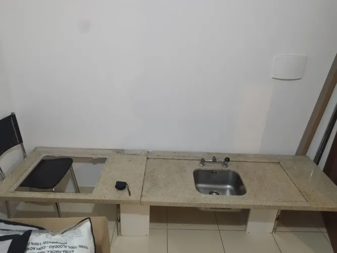 Bancada de pia de pedra
