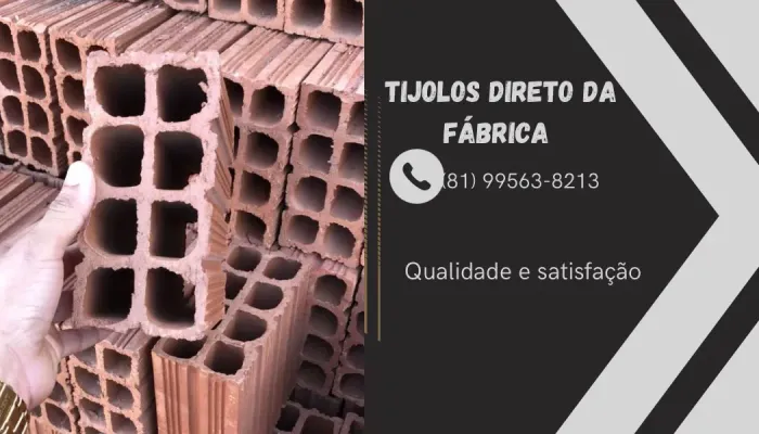 TIJOLOS BAIANO DIRETO DE FÁBRICA