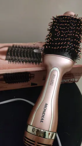 Escova Secadora e Modeladora Mondial Golden Rose