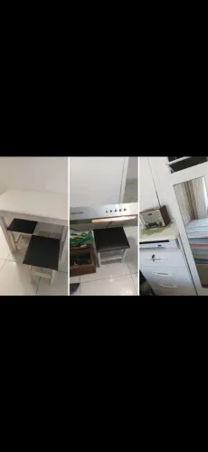 Desapego, Mesa com dois bancos, Cômoda e Suggar.