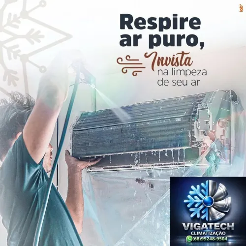 Limpeza e manutenção de ar condicionado 