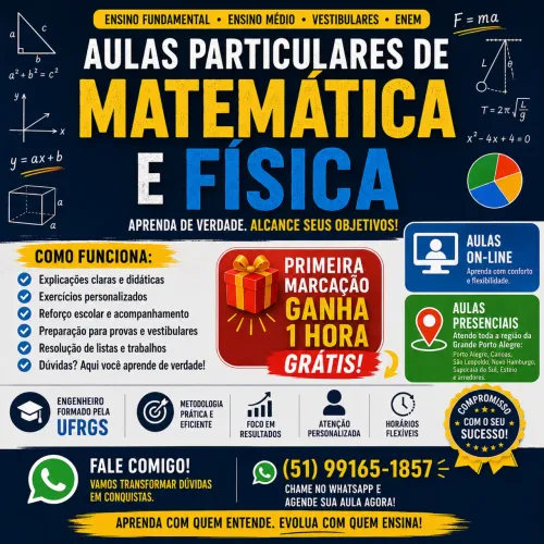 Aulas Particulares de Matemática e Física