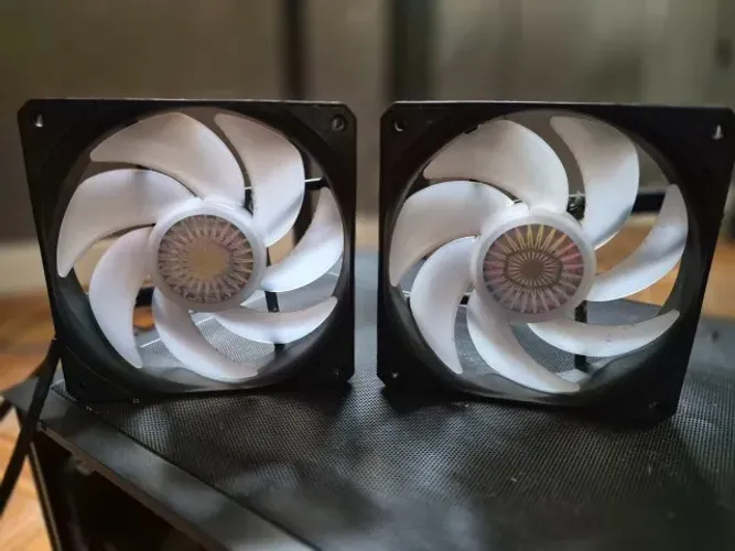 [KIT 2X] Cooler para Gabinete Cooler Master Sickleflow 120 RGB 120mm