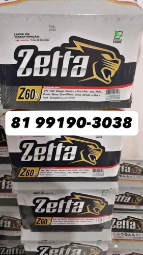 Bateria de carro zetta 18 meses de garantia