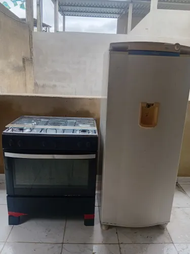 Fogao e geladeira,kit para sair do aperto