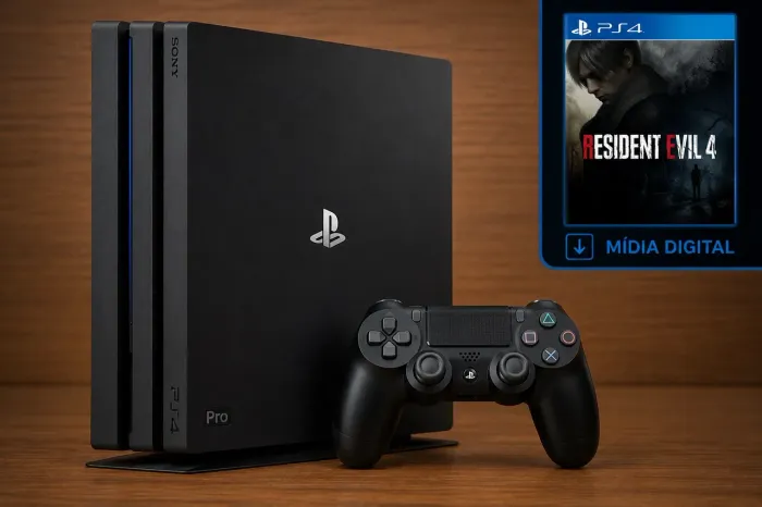 PS4 PRO 1TB ( MUITO NOVO )