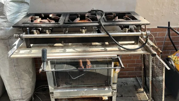 Fogão e forno industrial