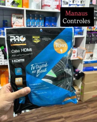 Cabo Hdmi 4K de 10 Metros Pro Eletrônic CAHD-2050
