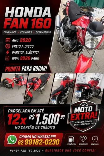 Fan 160 parcelo no cartao