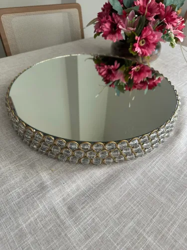 Boleira dourada 40cm
