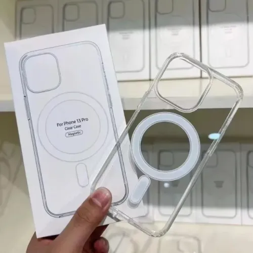 Atacado e Varejo - Capinha Magsafe Anti-impacto Transparente iPhone 11 12 13 14 15 16 17