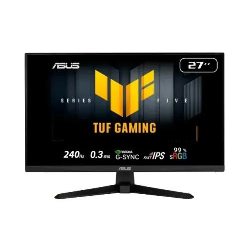 MONITOR GAMER ASUS TUF 27" FULLHD 240HZ 0.3MS FAST IPS VRR G-SYNC FREESYNC PREMIUM HDR10