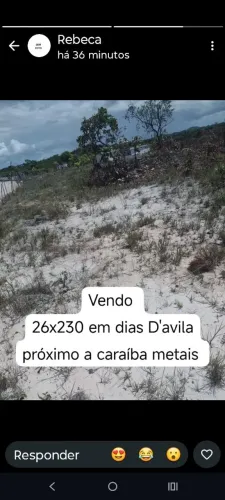 Mine sítio em dias D'Ávila 