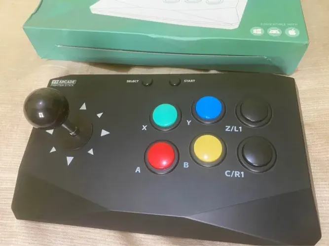 CONTROLE ARCADE PARA PC SEM FIO DATA FROG Y3 Arcade Retro Video Game Stick: