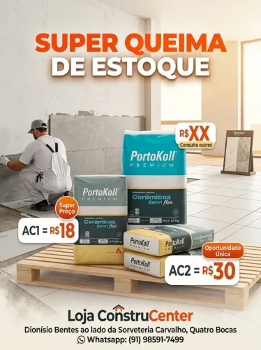 Argamassa de assentamento de pisos