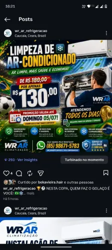 Limpeza de Ar Condicionado