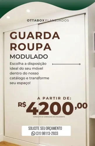 Guarda roupas mdf planejado